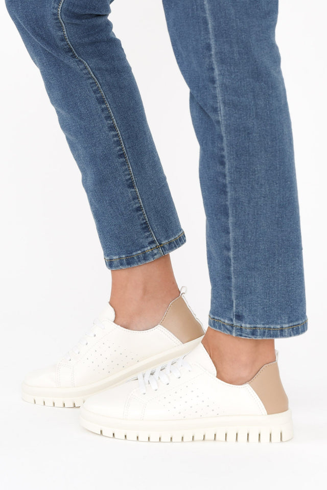 Exit White Leather Sneaker image 5