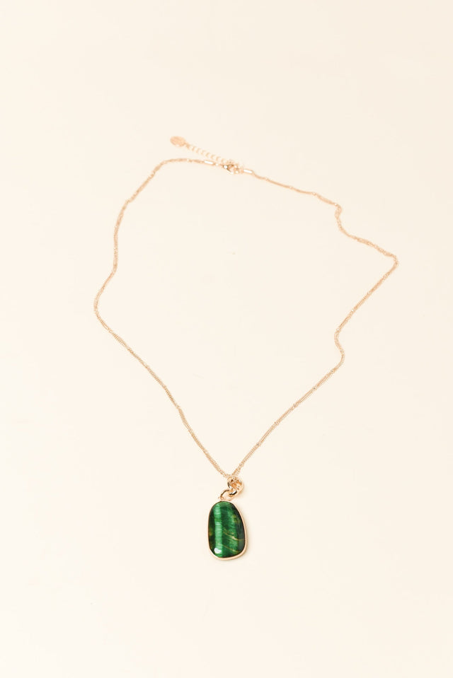 Fable Green Pendant Necklace