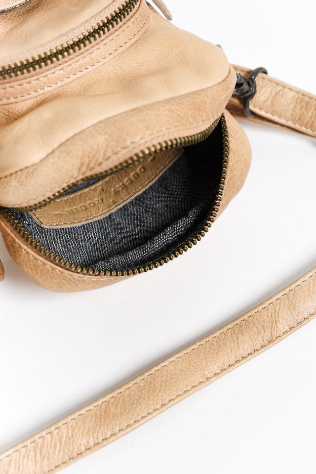 Face the Music Camel Leather Camera Bag image 2