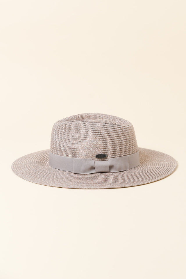Fiona Sand Wide Brim Travel Fedora image 2