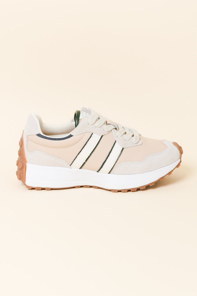 Flex Natural Stripe Leather Sneaker image 1