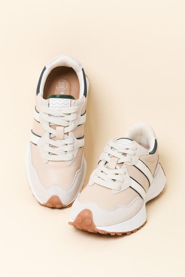Flex Natural Stripe Leather Sneaker image 3