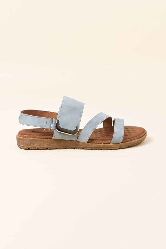 Flinders Light Blue Velcro Sandal image 1