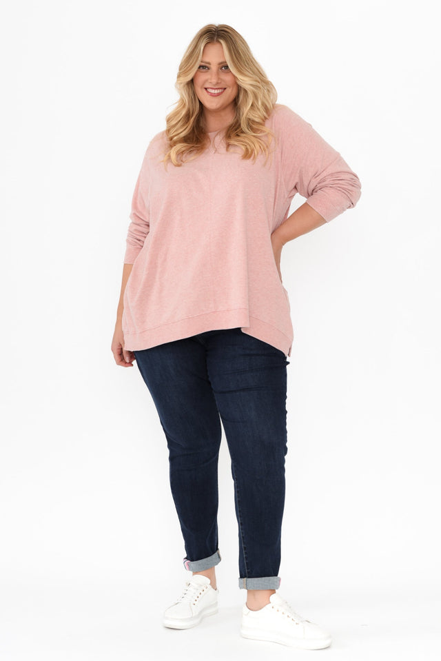 Melody Indigo Drawstring Jeans,Blonde model,alt text|model:Caitlin image 9
