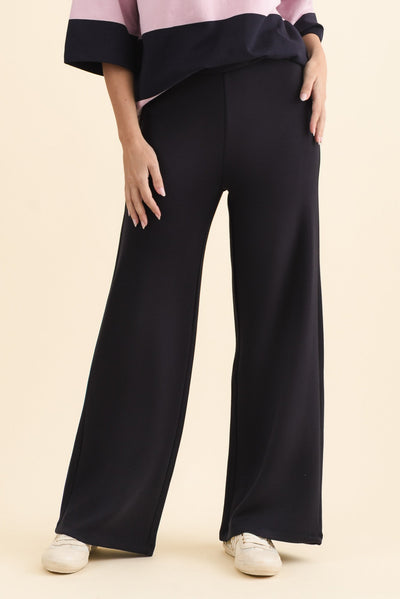 Freedom Dark Navy Wide Leg Pants
