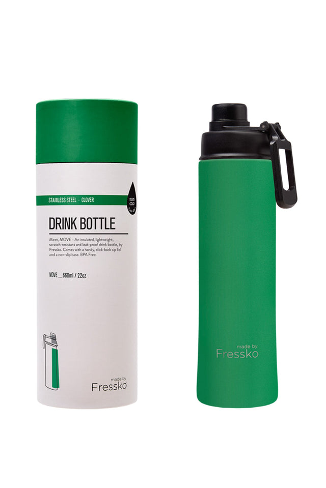 Fressko Clover 660ml Stainless Steel Water Bottle