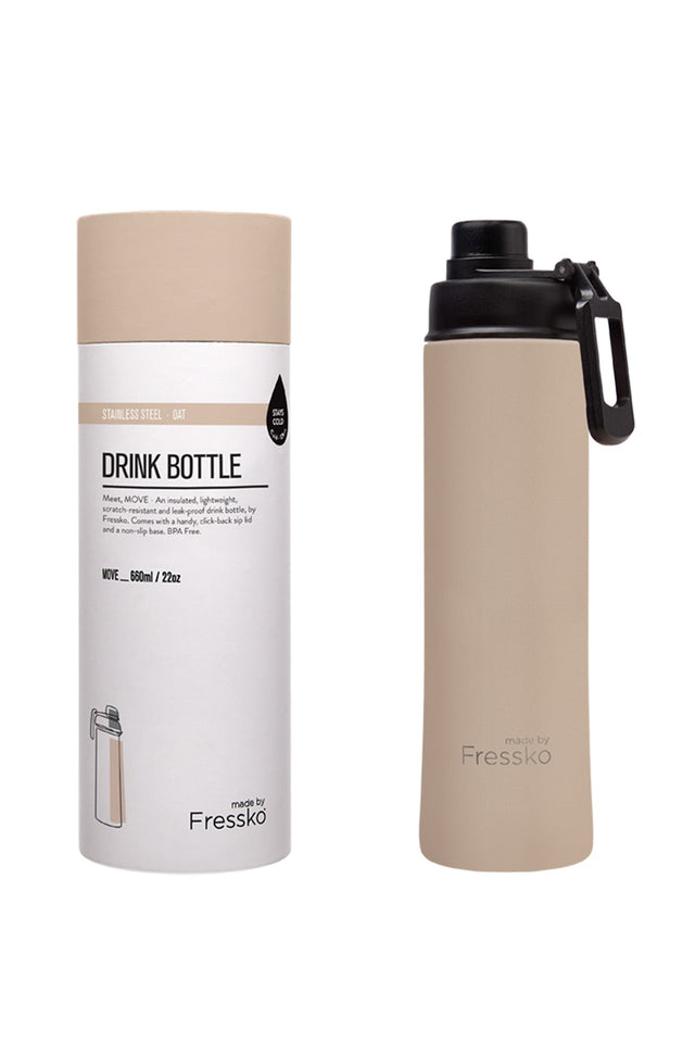 Fressko Oat 660ml Stainless Steel Water Bottle image 2