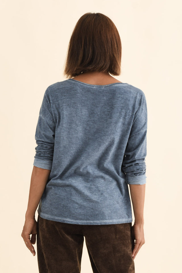 Fulton Steel Patchwork Cotton Top,Brunette model,alt text|model:Cara image 6