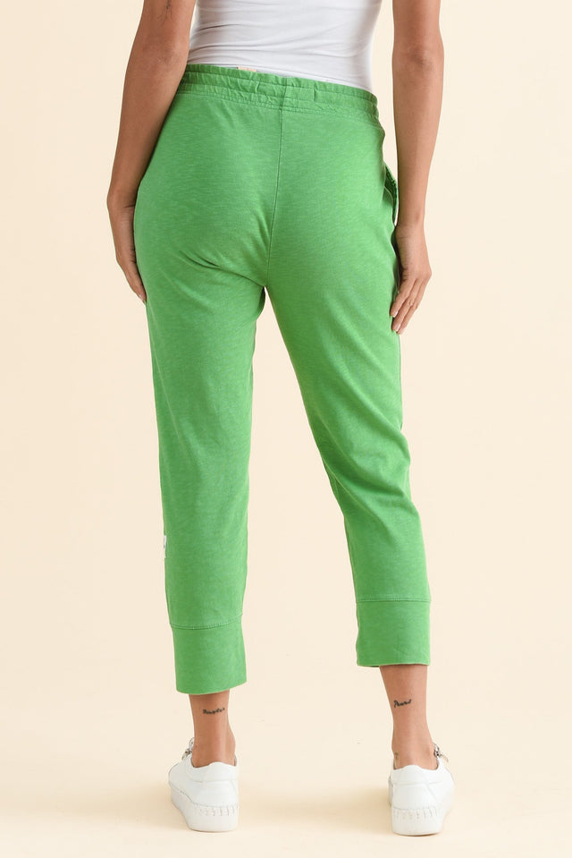 Fundamental Brunch Mint Cotton Sweatpants,Back,Brunette model,alt text|model:Brontie image 4