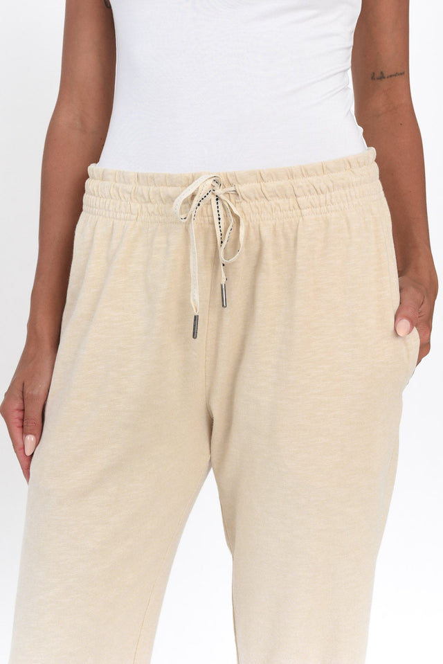 Fundamental Brunch Natural Cotton Sweatpants,Brunette model,alt text|model:Brontie image 6