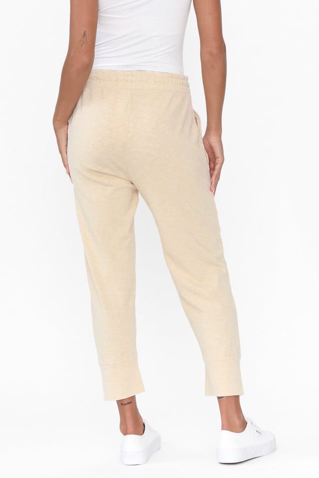 Fundamental Brunch Natural Cotton Sweatpants,Brunette model,alt text|model:Brontie image 5