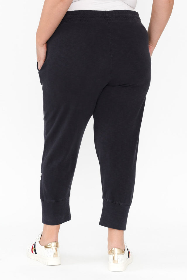 Fundamental Brunch Navy Cotton Sweatpants,Blonde model,alt text|model:Caitlin image 13