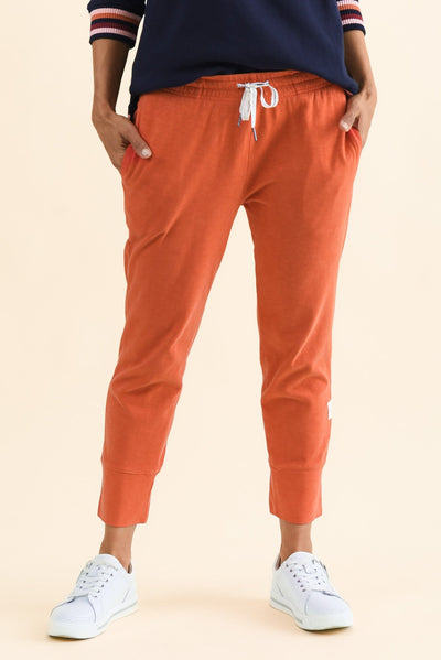 Fundamental Brunch Orange Cotton Sweatpants