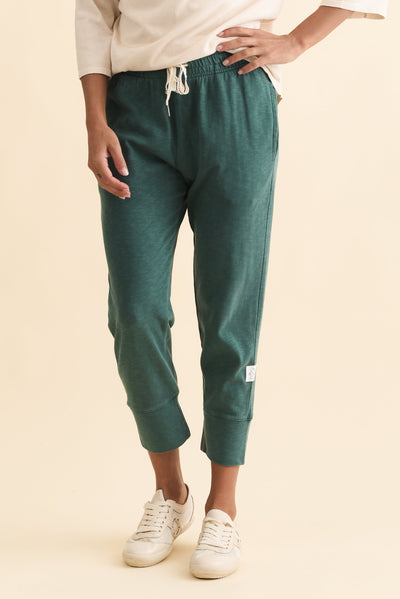 Fundamental Brunch Teal Cotton Sweatpants