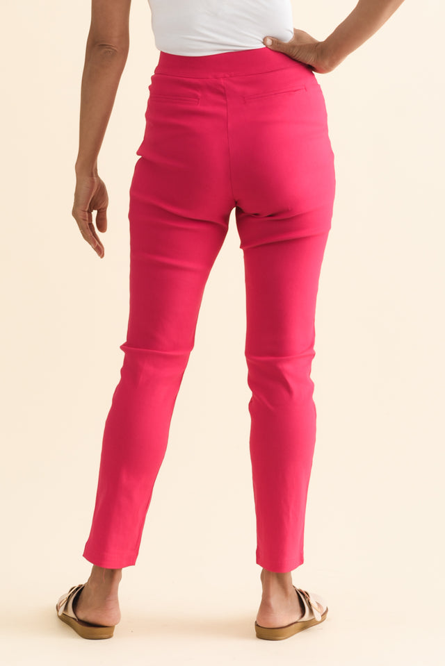 Giselle Hot Pink Stretch Pants image 6