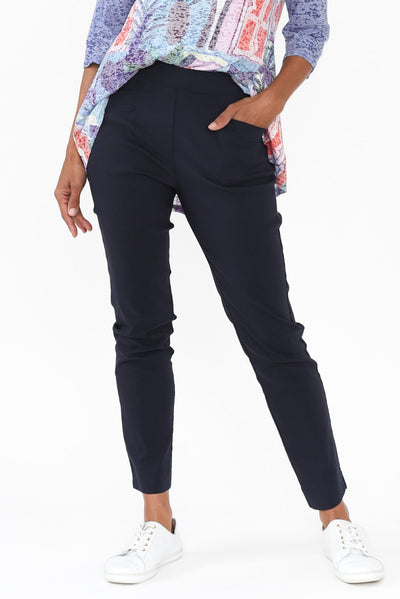 Harbour Navy Stretch Pants