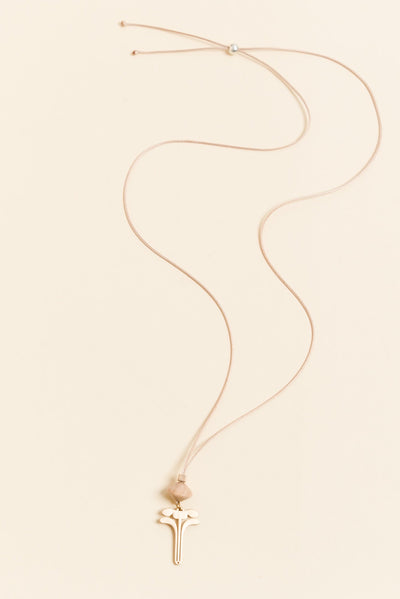 Hatia Gold Flower Pendant Necklace