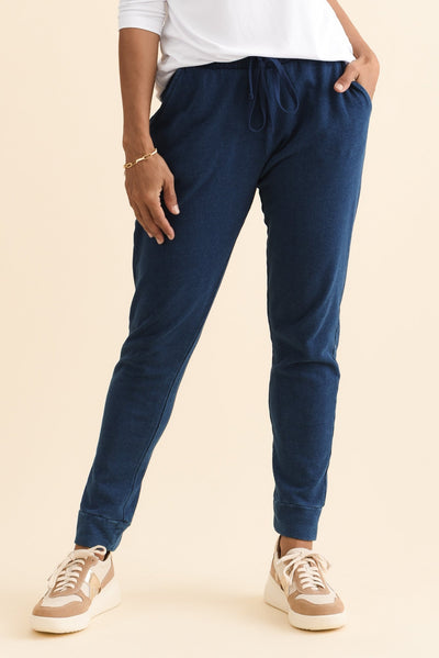 Heidi Indigo Cuffed Jogger Pants