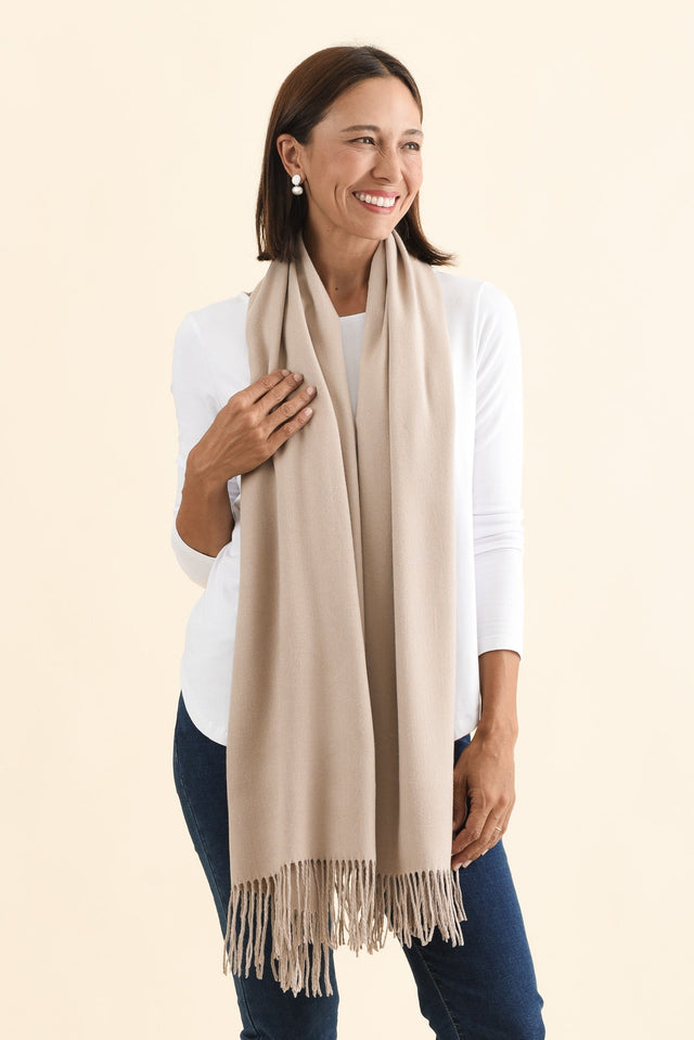 Heta Natural Cotton Pashmina Scarf image 2