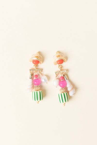 Holland Gold Charm Earrings