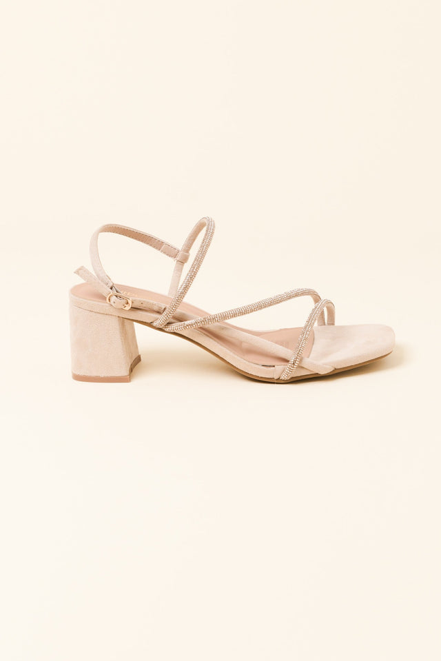 Hoopla Natural Diamante Heel image 1