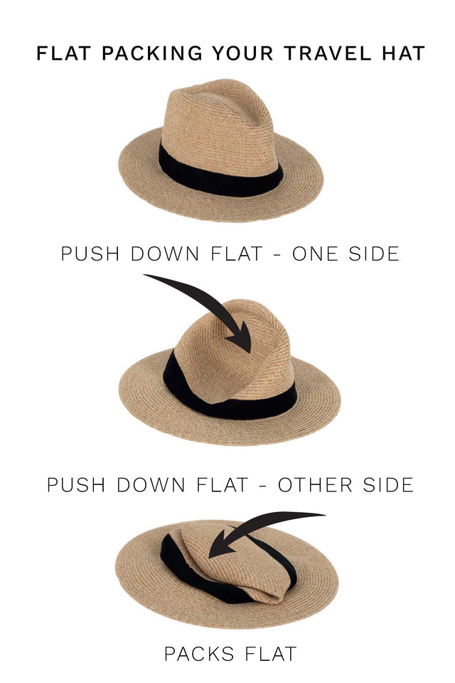 Malibu Camel Flexibraid Fedora image 7