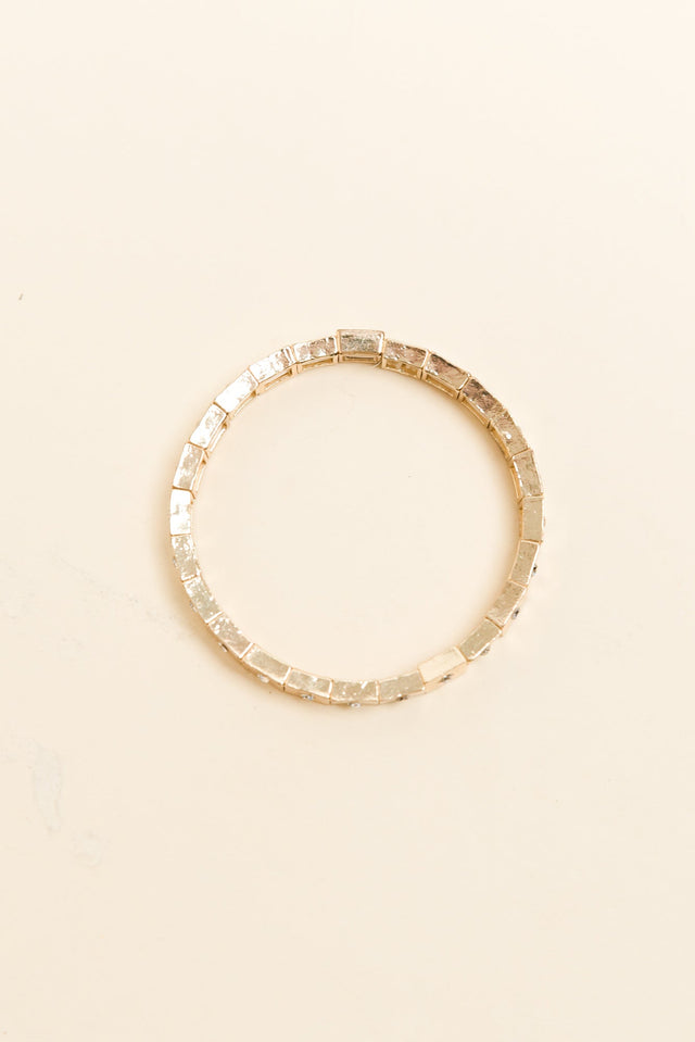 Isobel Gold Crystal Beaded Bracelet image 2