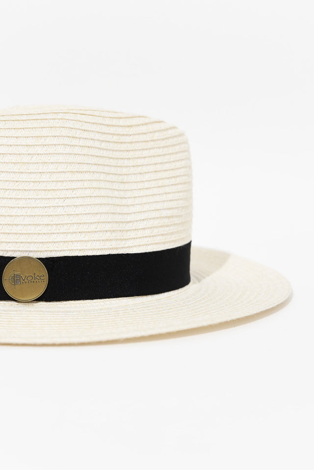 Ivory Wide Brim Travel Fedora image 4