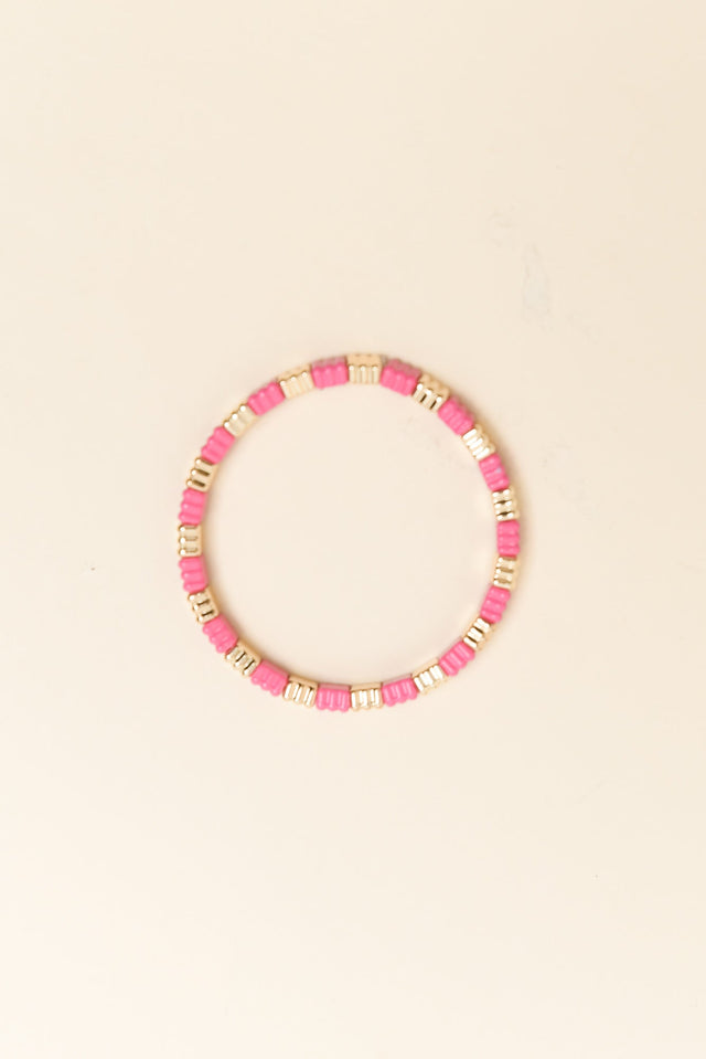 Java Pink Beaded Bracelet