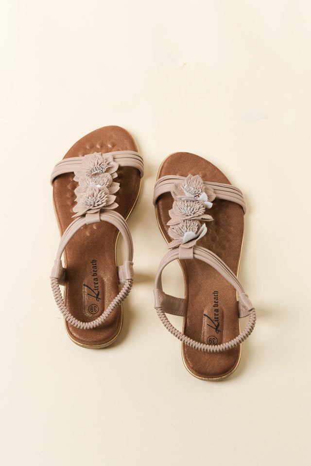 Julie Nude Flower Sandal image 4