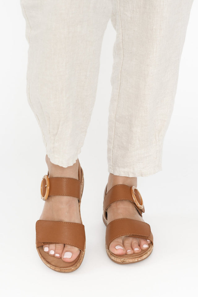 Katherine Tan Velcro Buckle Sandal image 8