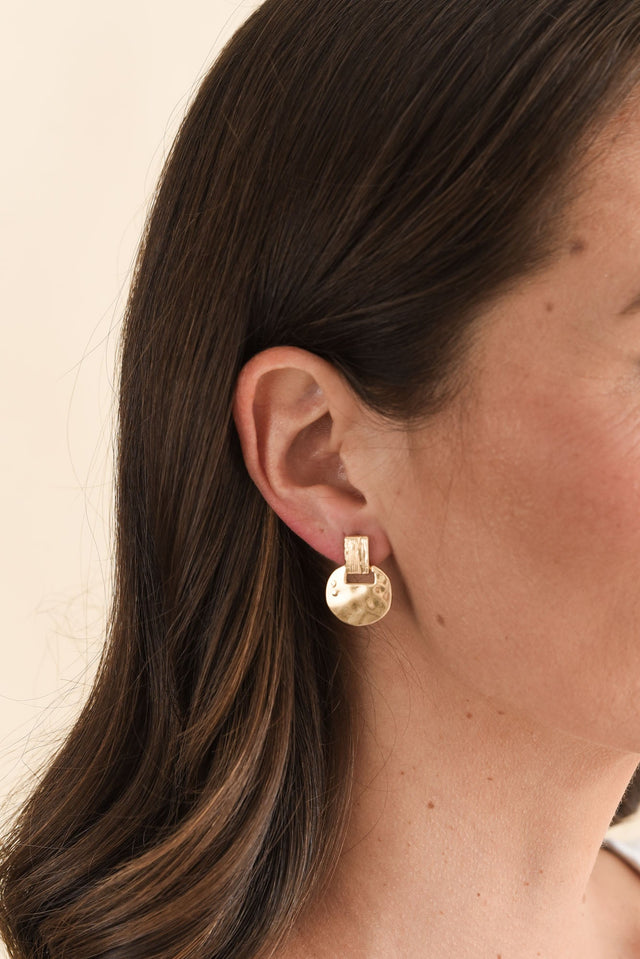 Kherson Gold Drop Earrings image 2