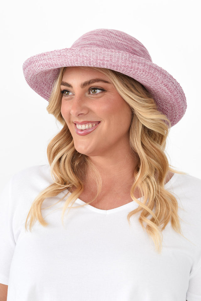 Kit Pink Cancer Council Hat,Blonde model,alt text|model:Caitlin image 7