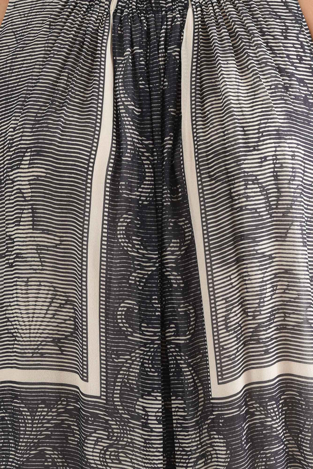 Koi Grey Seaside Sleeveless Dress,Detail,Brunette model,alt text|model:MJ image 5