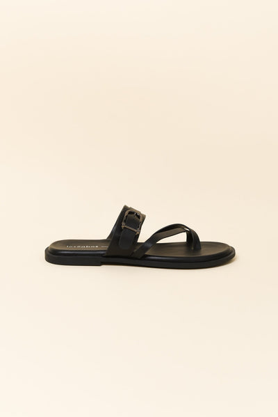 Kooning Black Buckle Slide