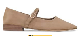 Landara Tan Suede Ballet Flat,REF image 5
