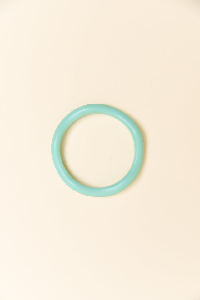 Lia Aqua Resin Wave Bangle image 1