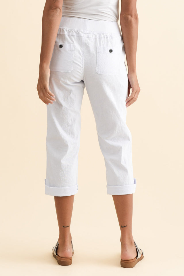 Lindsay White 7/8 Cargo Pants,Brunette model,alt text|model:Brontie image 5