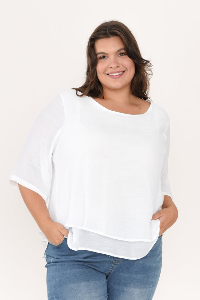 plus-size,curve-tops,plus-size-sleeved-tops,plus-size-cotton-tops,alt text|model:Gabby