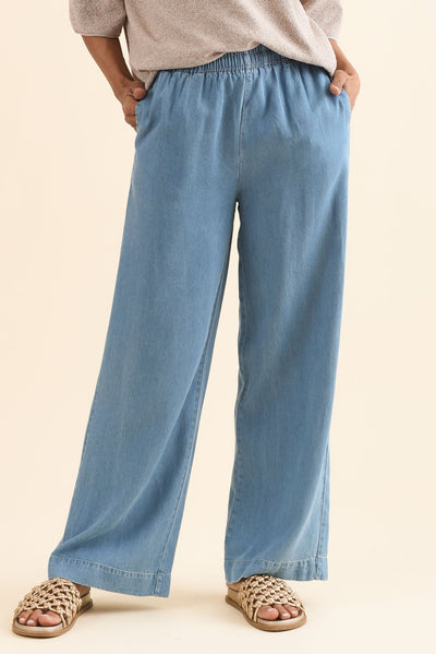 Loki Blue Denim Pocket Pants