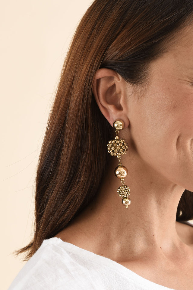 Lola Gold Drop Earrings