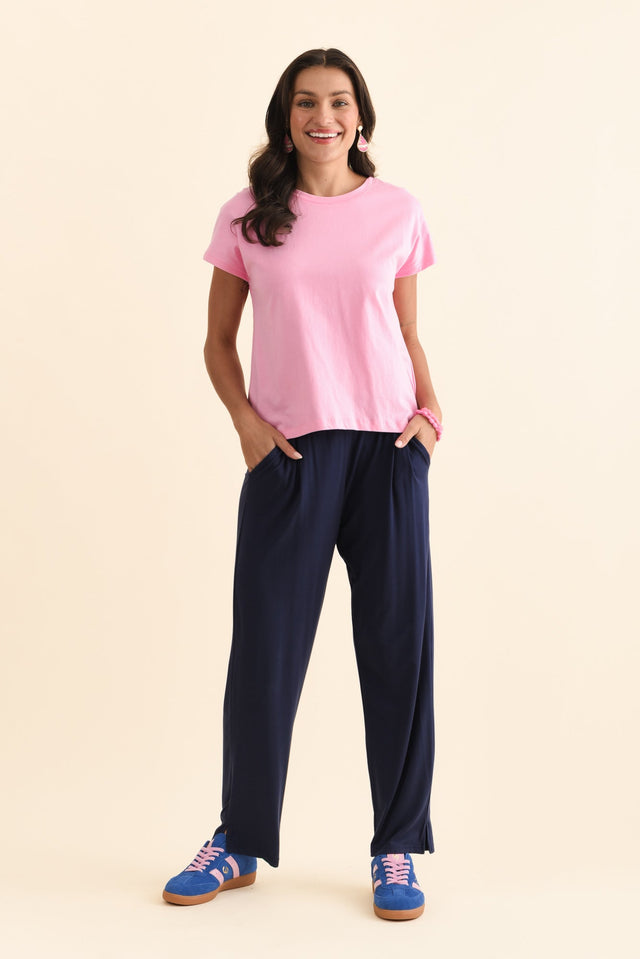 Lopez Navy Pocket Pants,Brunette model,alt text|model:Brontie image 9