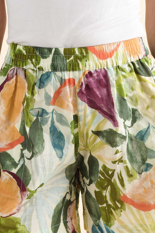 Madrid Yellow Fruity Cotton Shorts image 5