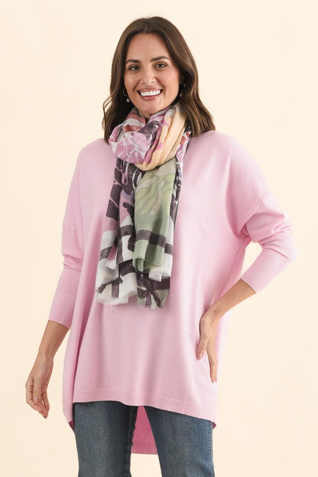Maleny Cream Garden Scarf