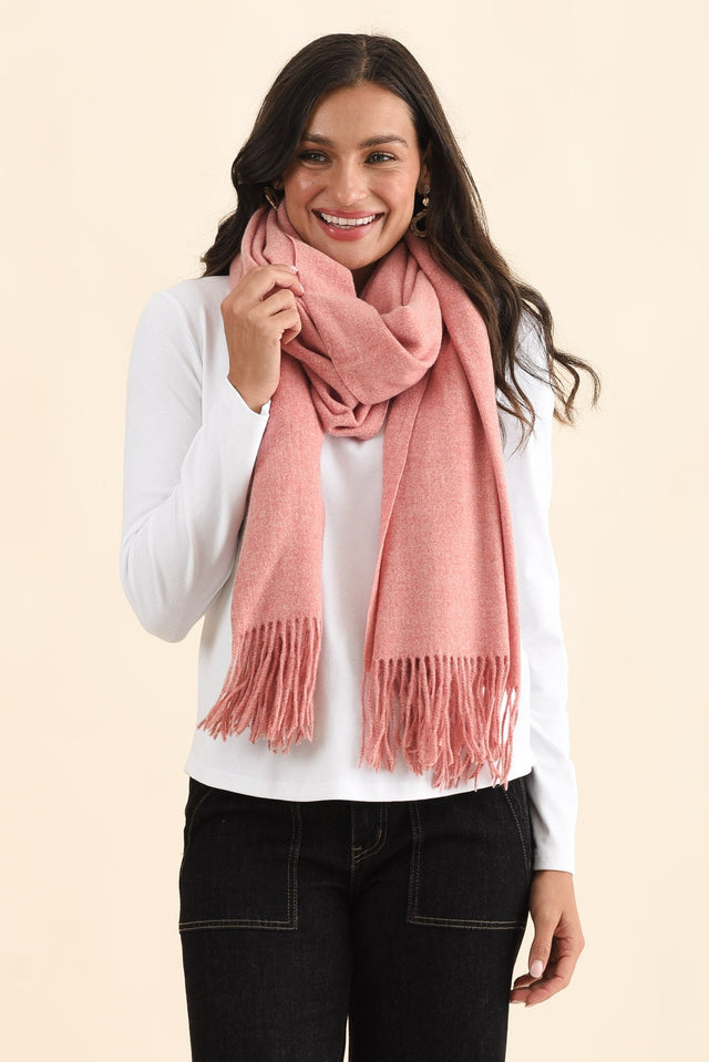 Malone Berry Wool Blend Scarf