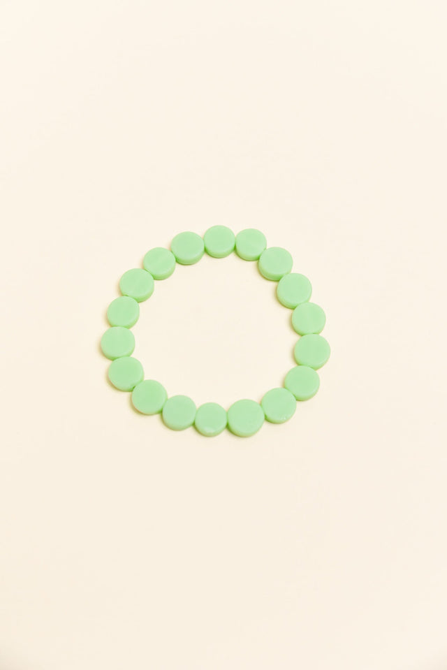 Mari Green Resin Beaded Bracelet