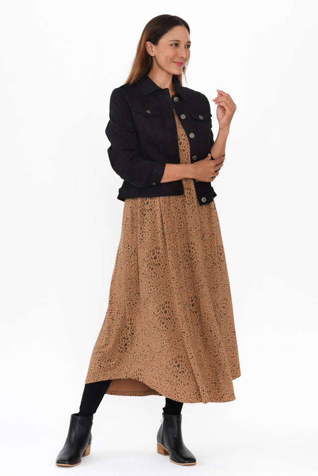 Danielle Black Stretch Jean Jacket image 8