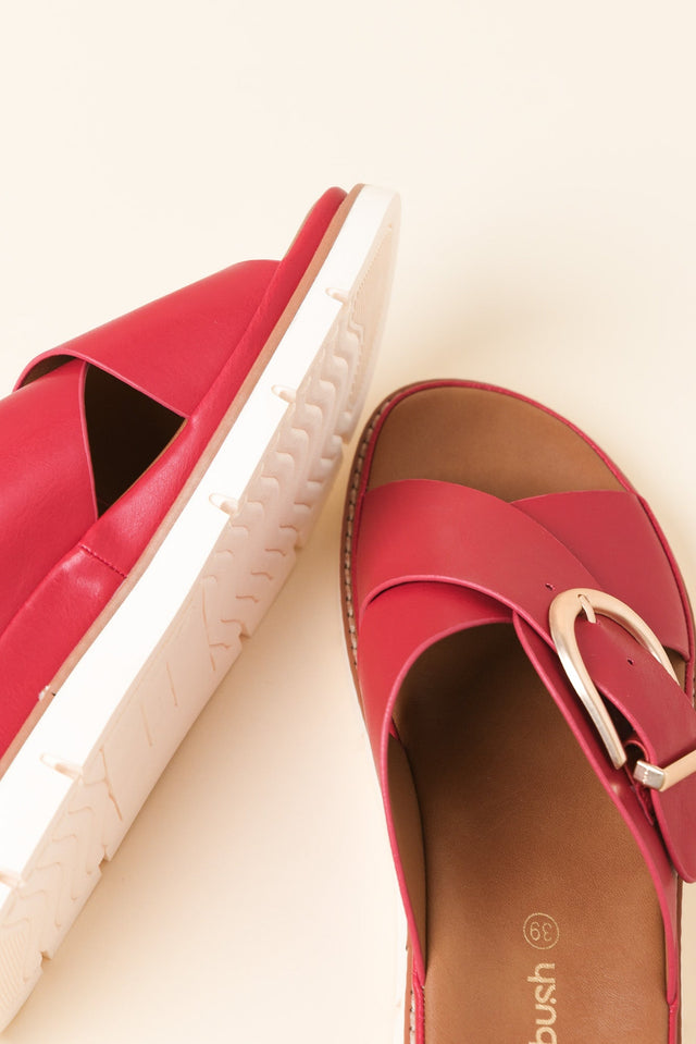 Marley Red Buckle Slide image 3