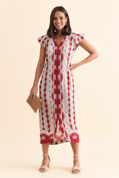 Maya Marrakech Ruby Tie Dress