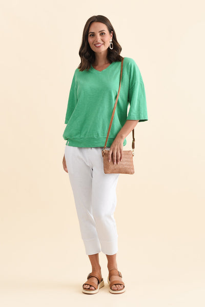 Fundamental Brunch White Cotton Sweatpants